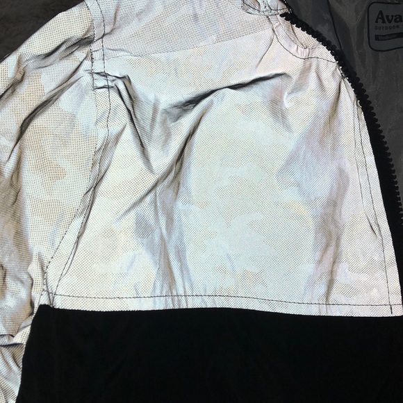 Reflective Windbreaker Jacket Zip Camo Rain Coat - Picture 5 of 7